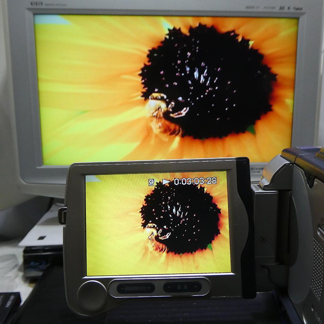 動作品ソニー DCR-TRV30 MiniDVビデオカメラ　DVDダビングに最適