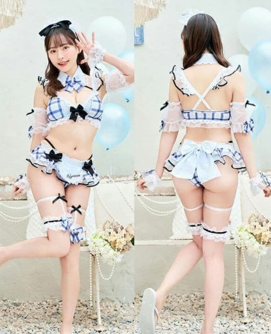 あ*み様 フリルチェックアラモードビキニ【Malymoon/マリームーン】