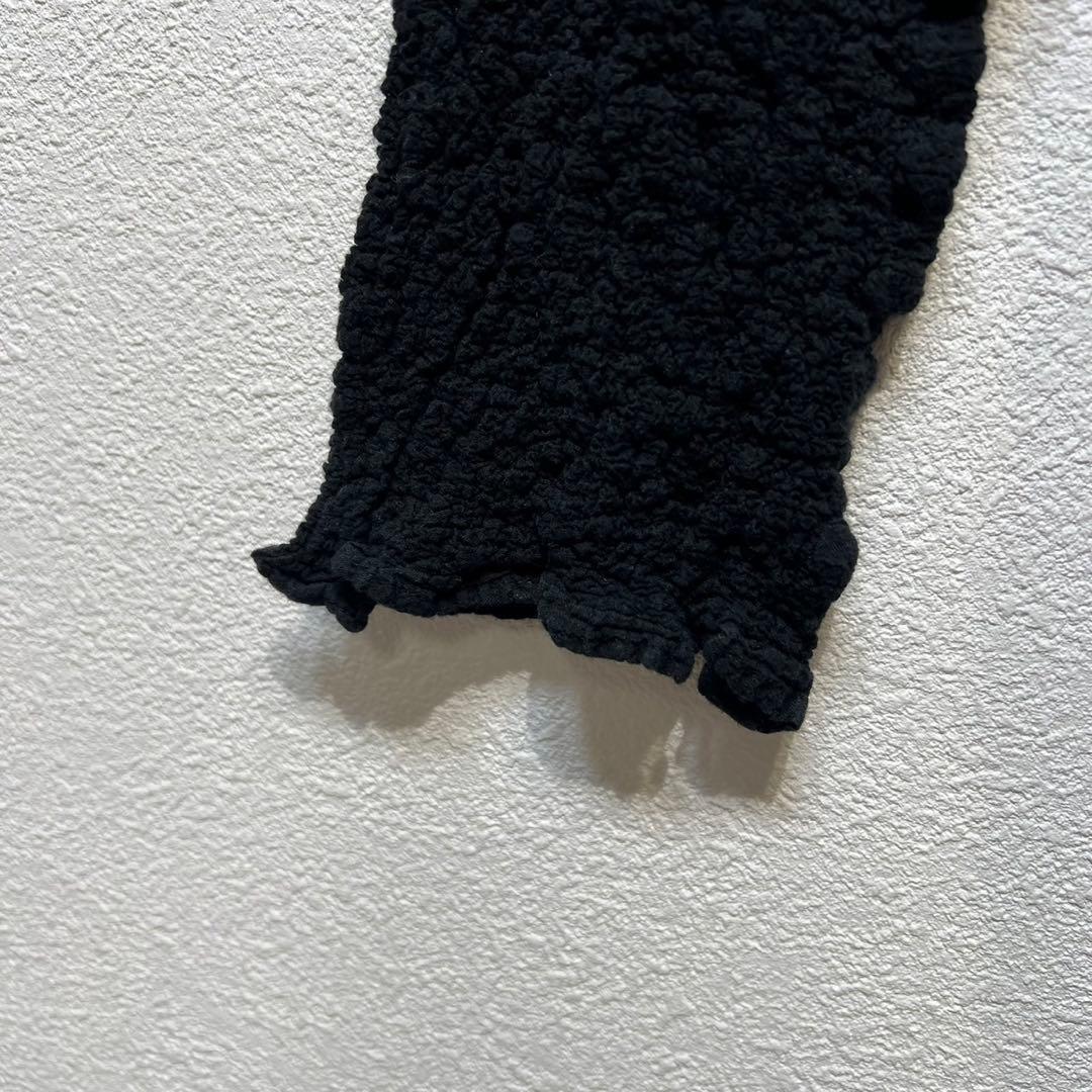 希少 美品 ミー イッセイミヤケ プリーツ カリフラワー デザイン カーディガン