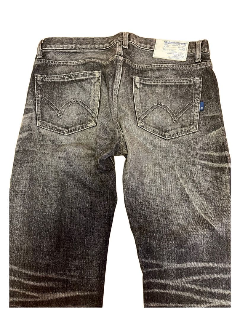 NEIGHBORHOOD デニム／ブラックジーンズ サイズM