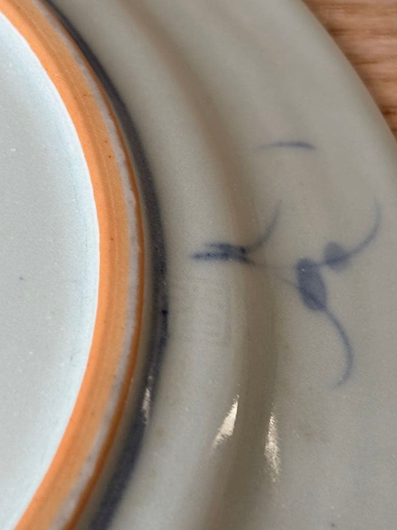 藤塚光男　染付と瑠璃釉の皿　3枚セット