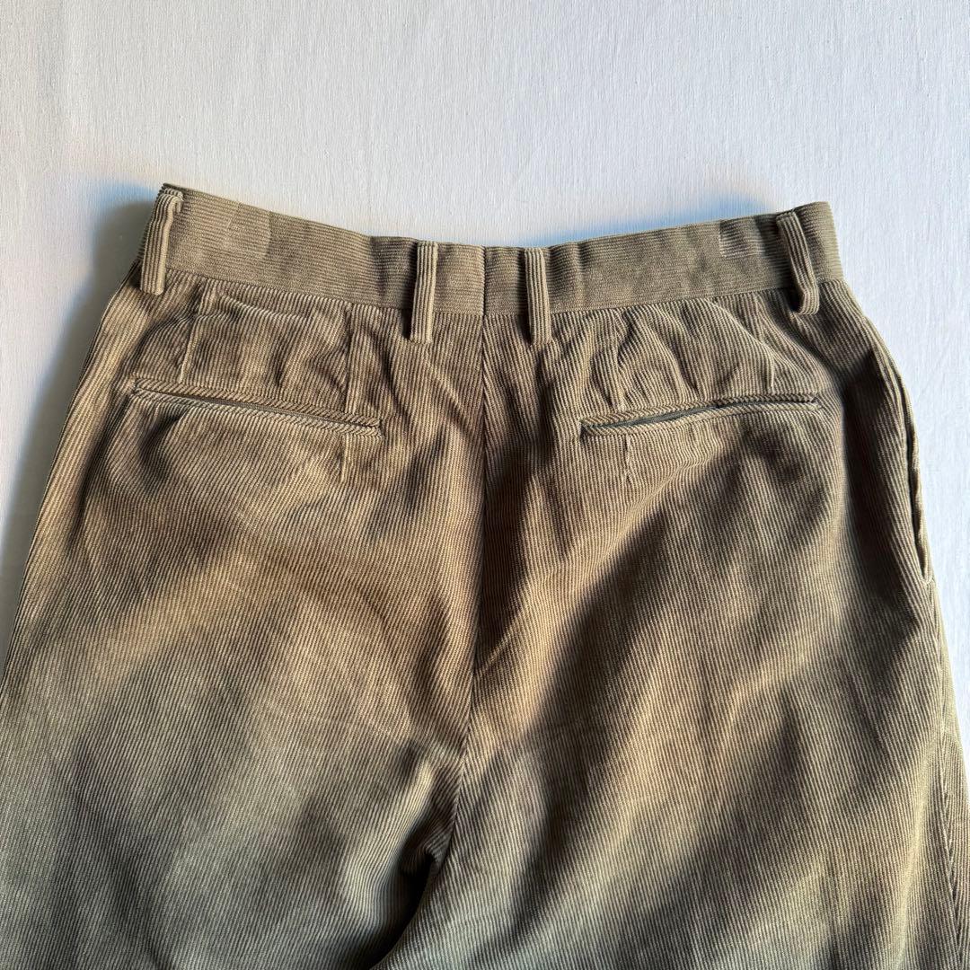 パンツ NEAT two tuck corduroy trousers