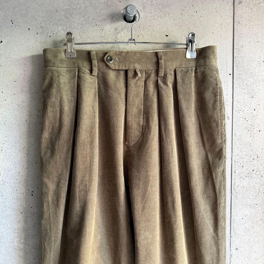 パンツ NEAT two tuck corduroy trousers