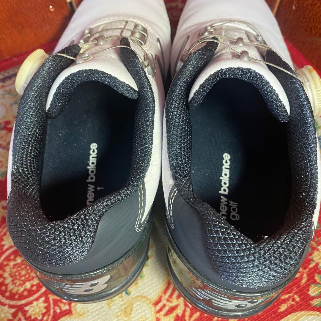 ニューバランス ゴルフシューズ BOAダイヤル式スパイク ホワイト