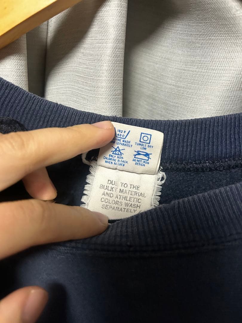 80s champion リバースウィーブ　ネイビー　ボロ