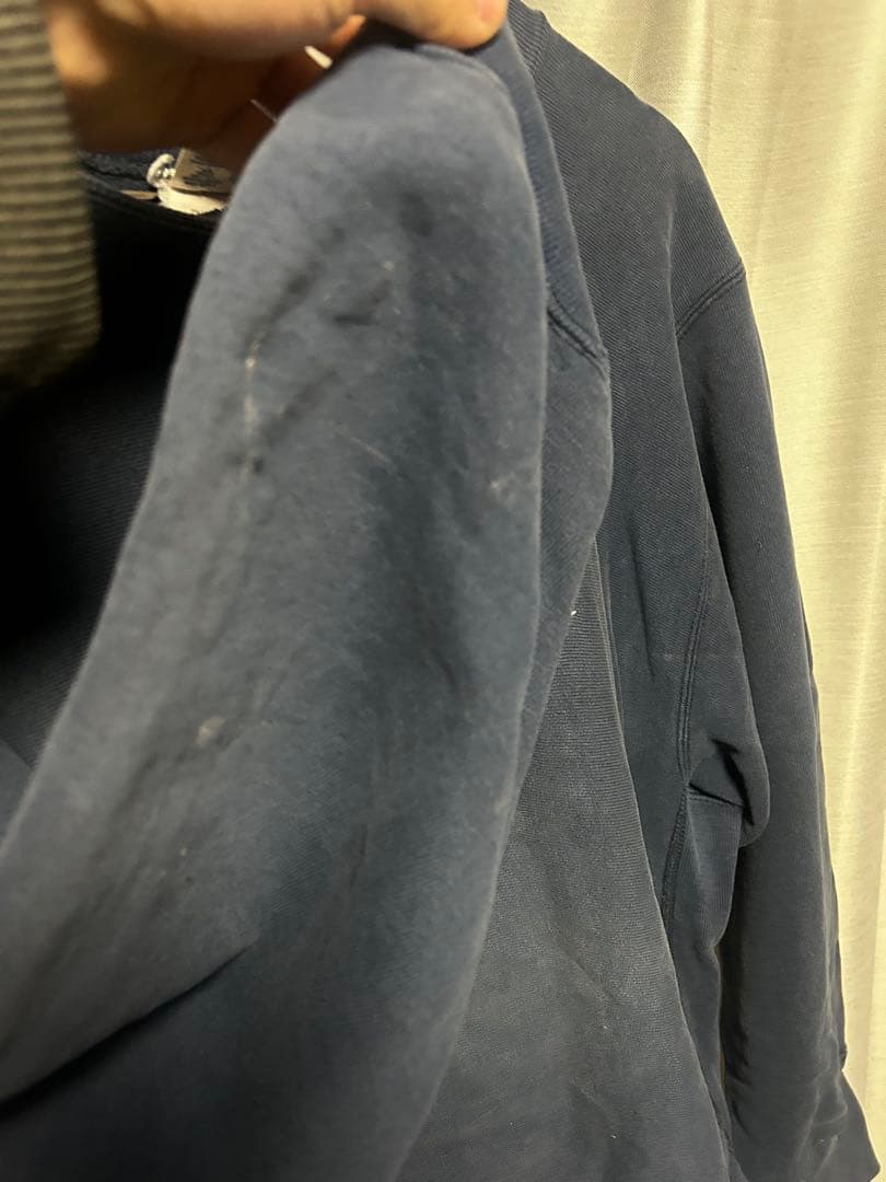 80s champion リバースウィーブ　ネイビー　ボロ