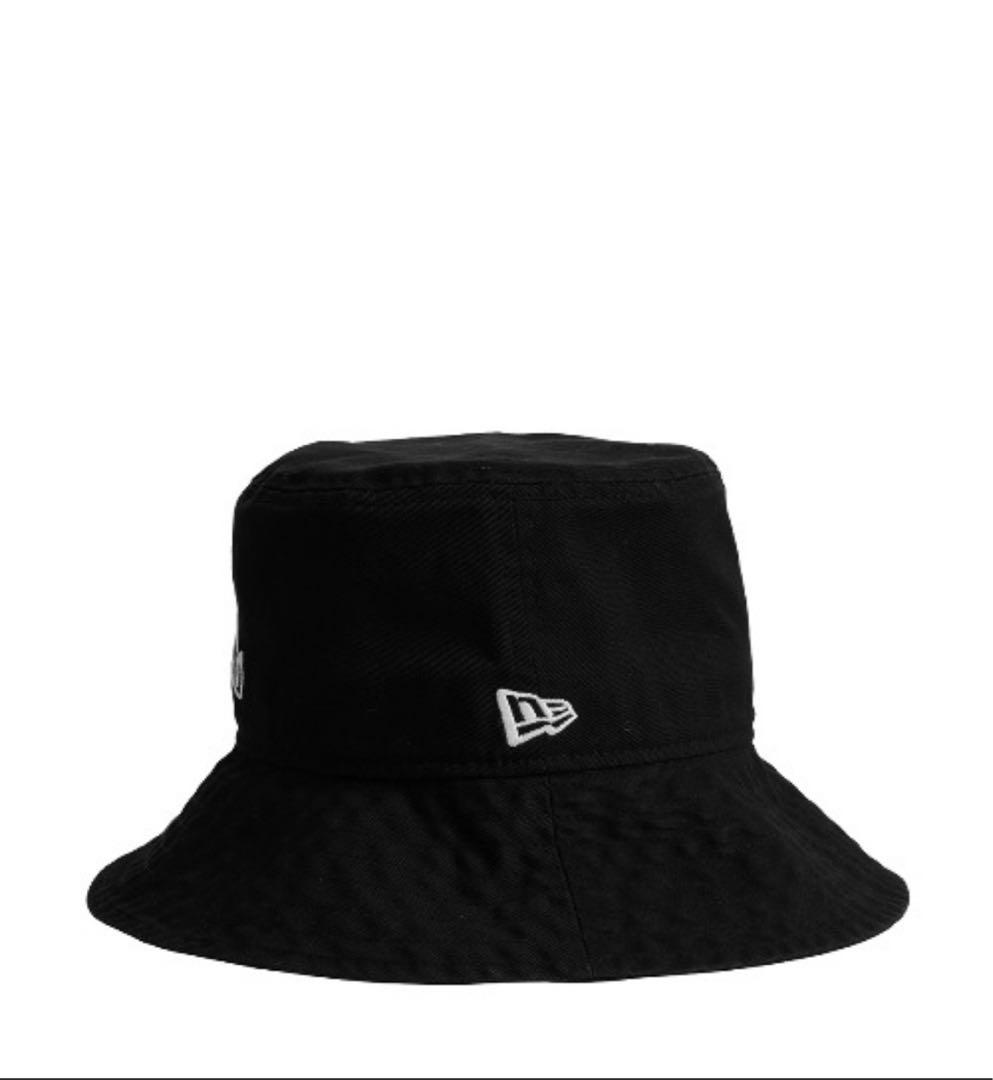 NEWERA×AMERI BASIC LOGO BUCKETHAT ブラック
