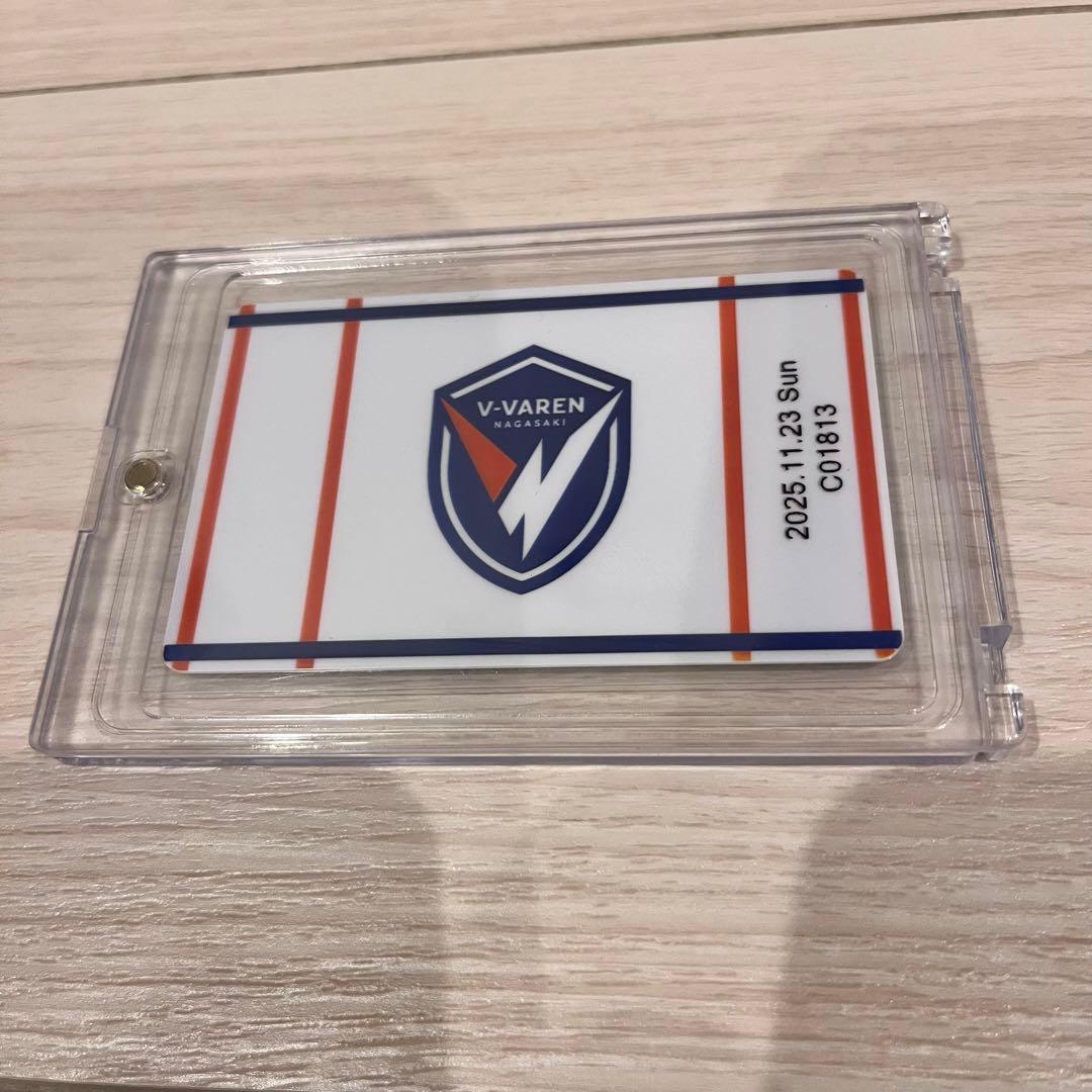 R*ド様 【直筆サイン】翁長聖 第3弾 Vファーレン長崎 オンサイトカード SR