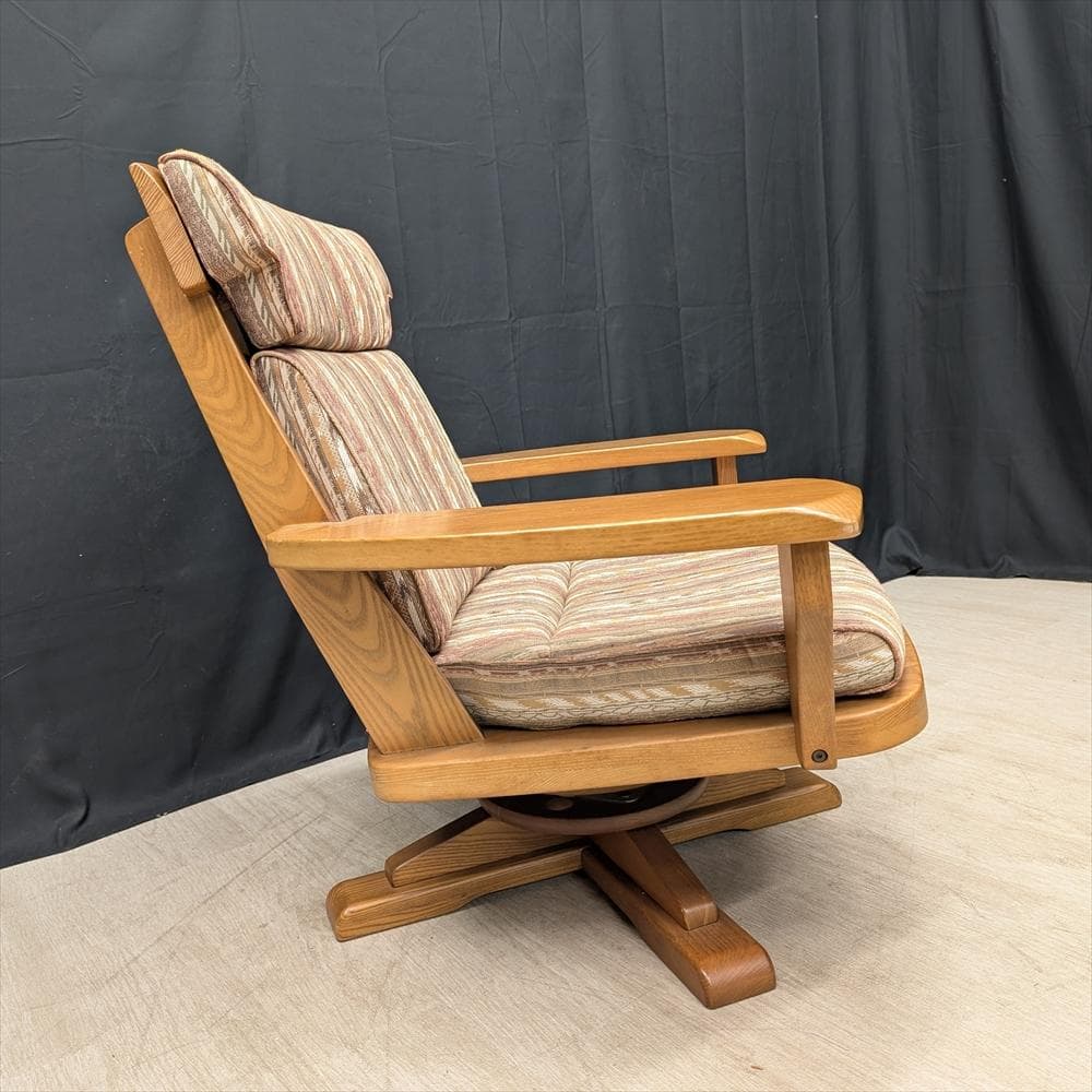 イーストウッド　回転式　アームチェア　一人掛け　シングルソファ　1P　チェア　B