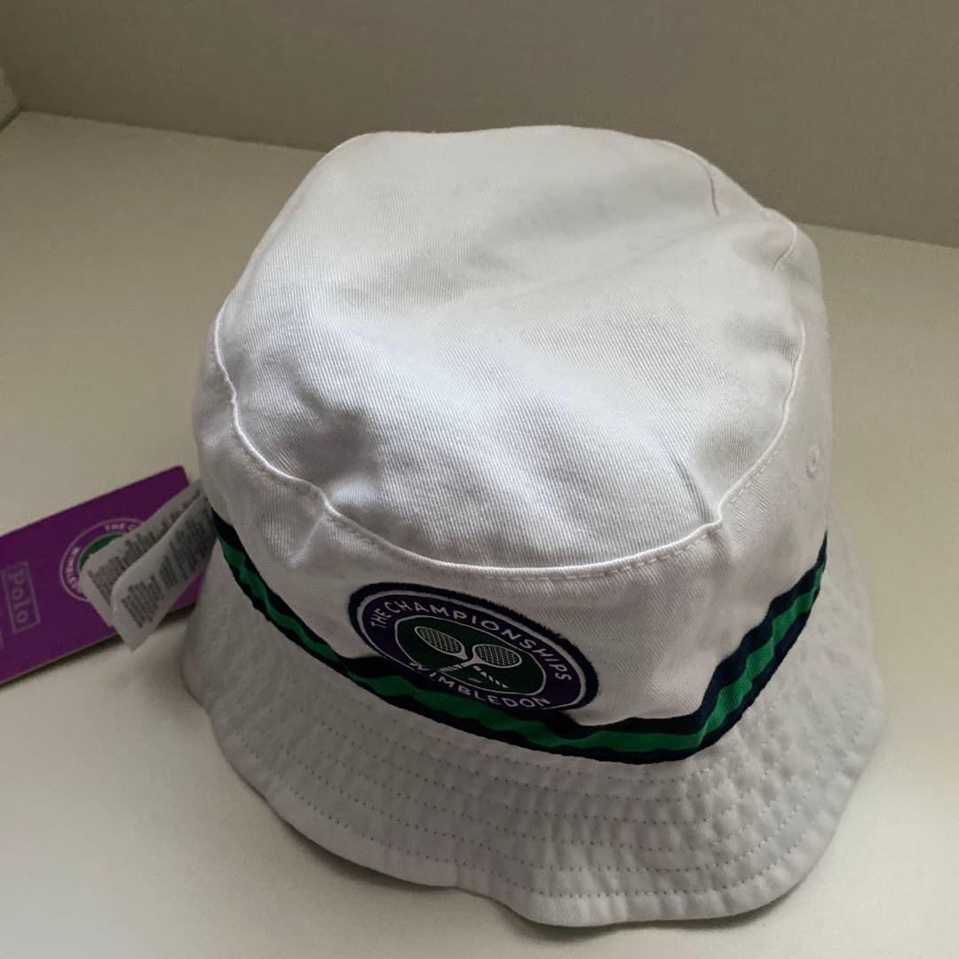 ポロラルフローレン テニス バケットハット リバーシブル 58cm