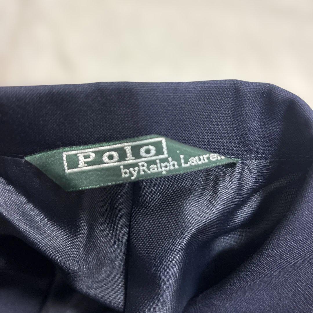 ポロラルフローレン　紺ブレ　160 ダブル　ブレザー　テーラード