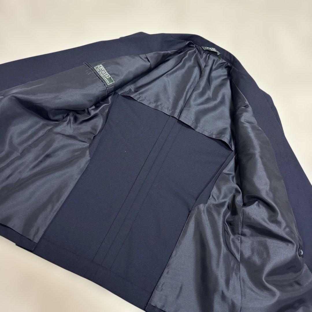 ポロラルフローレン　紺ブレ　160 ダブル　ブレザー　テーラード