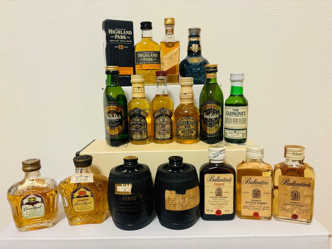 ウイスキー　ミニボトル　ミニチュアボトル　小瓶　古酒