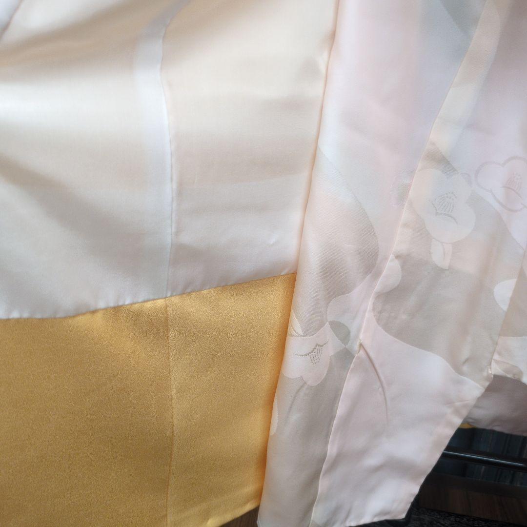 お宮参り　産着　七五三一つ身　正絹　珍しいクリーム色