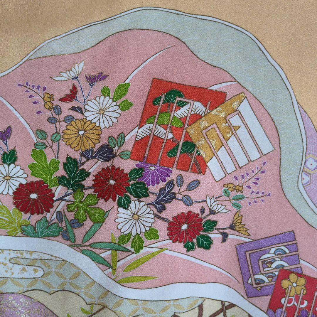 お宮参り　産着　七五三一つ身　正絹　珍しいクリーム色