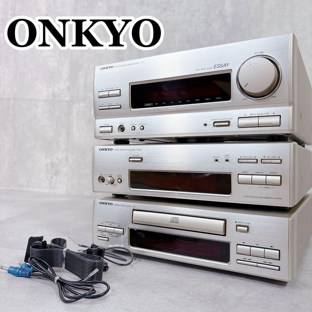 V696 ONKYO ESSAY C-A7 EQ-A5 R-A7 3台セット