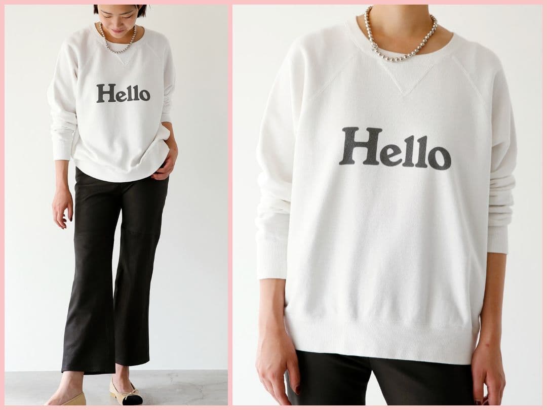 MADISONBLUE マディソンブルー/HELLO ハロー　スウェット