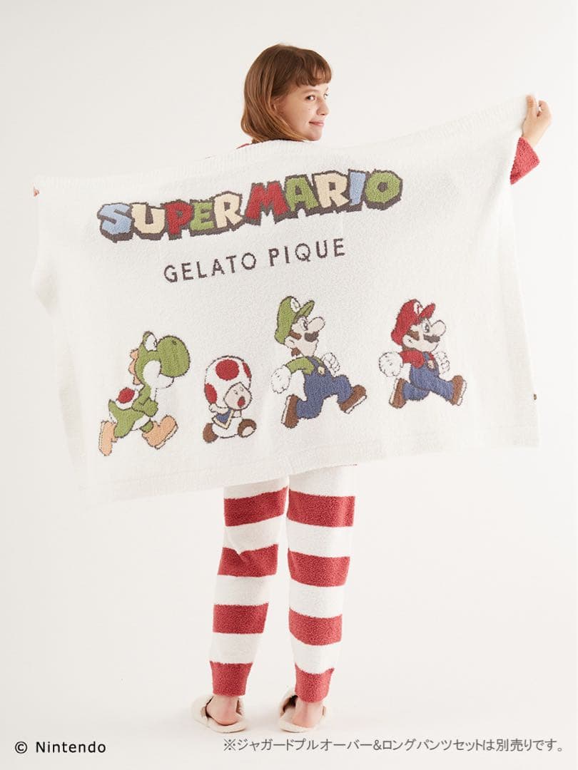 スーパーマリオ　ブランケット　ジェラートピケ（新品）