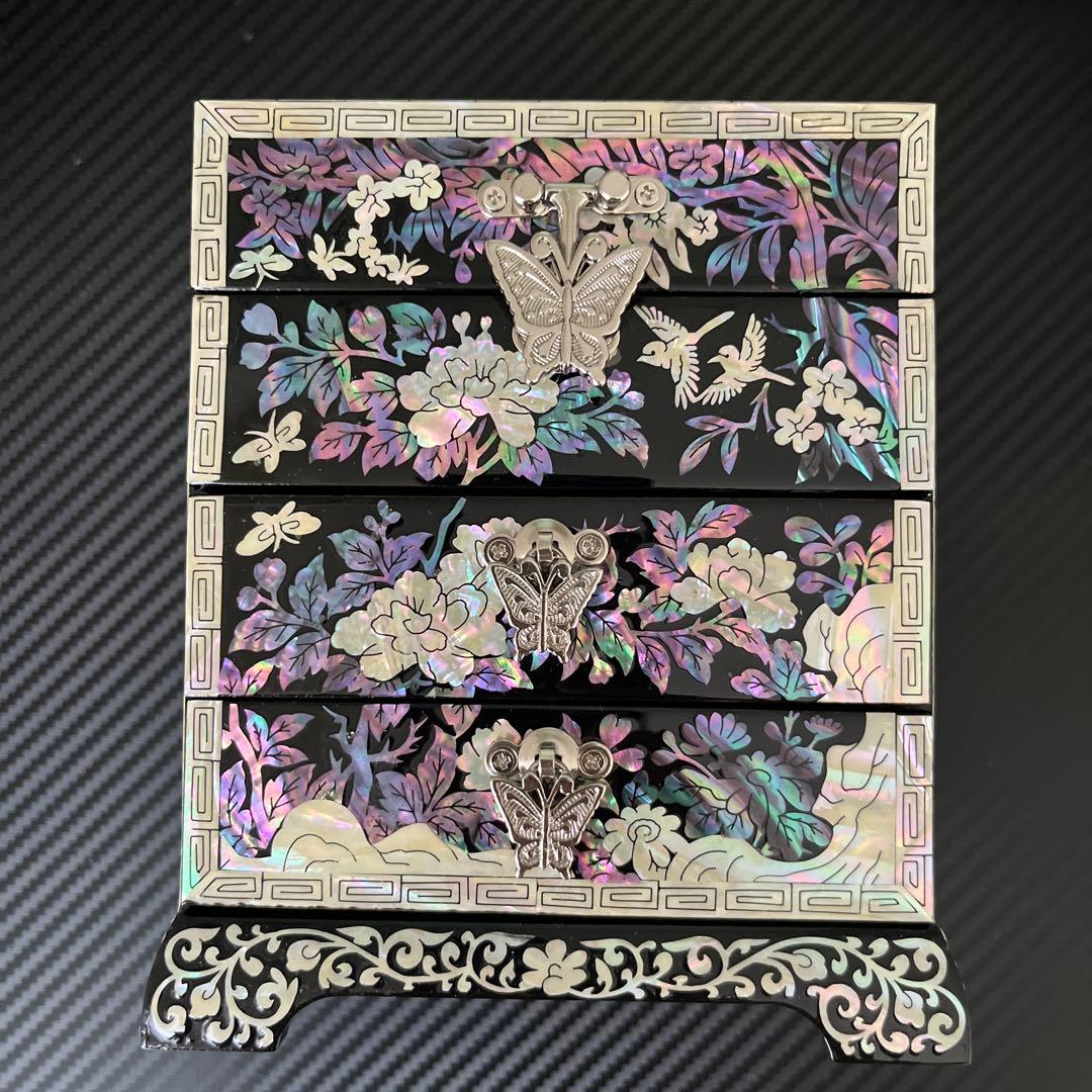 ❤︎韓国伝統工芸品❤︎ 螺鈿細工アクセサリーボックス