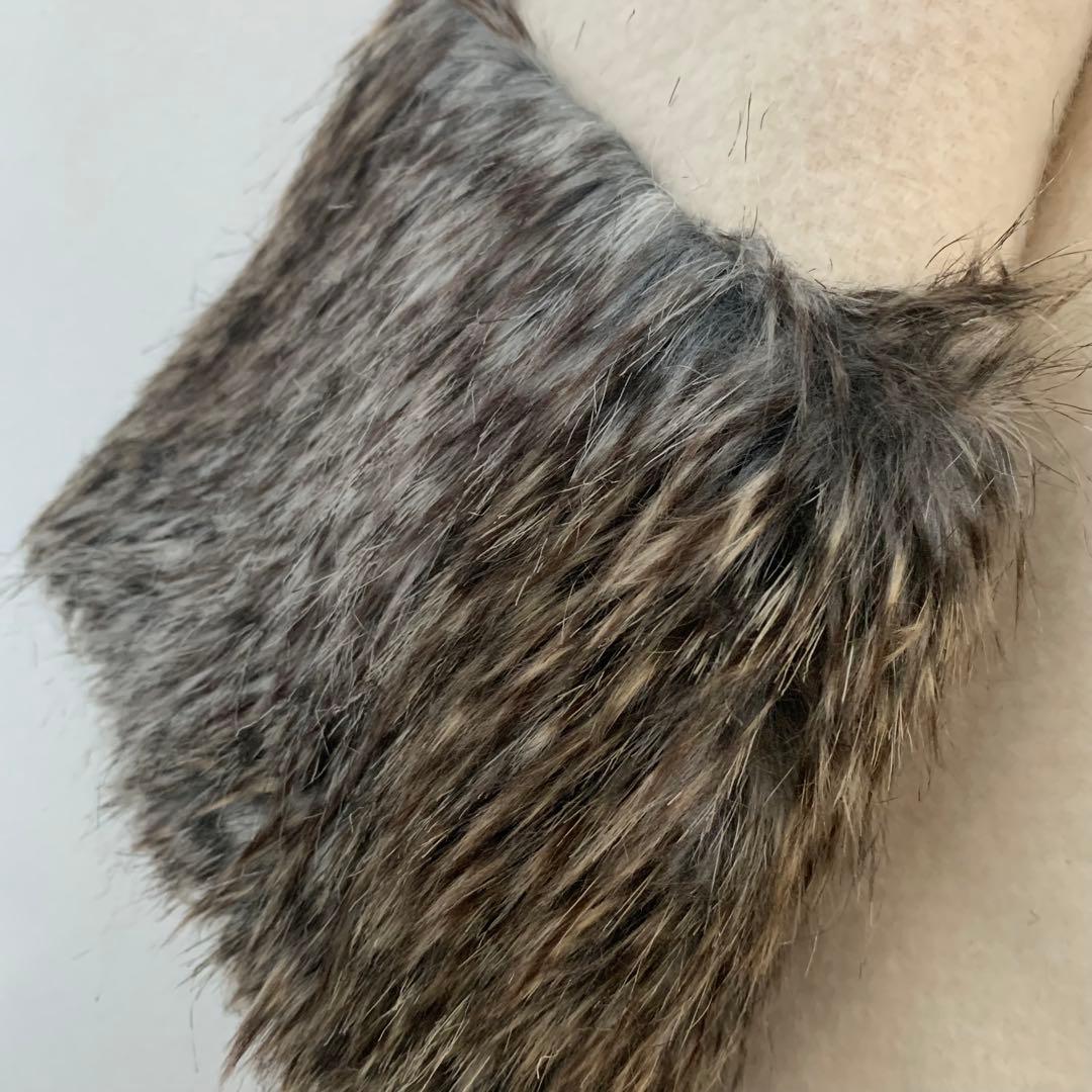 高級30万 YUKIE TSUGUEDA オーダーメイド エコファー　コート　L