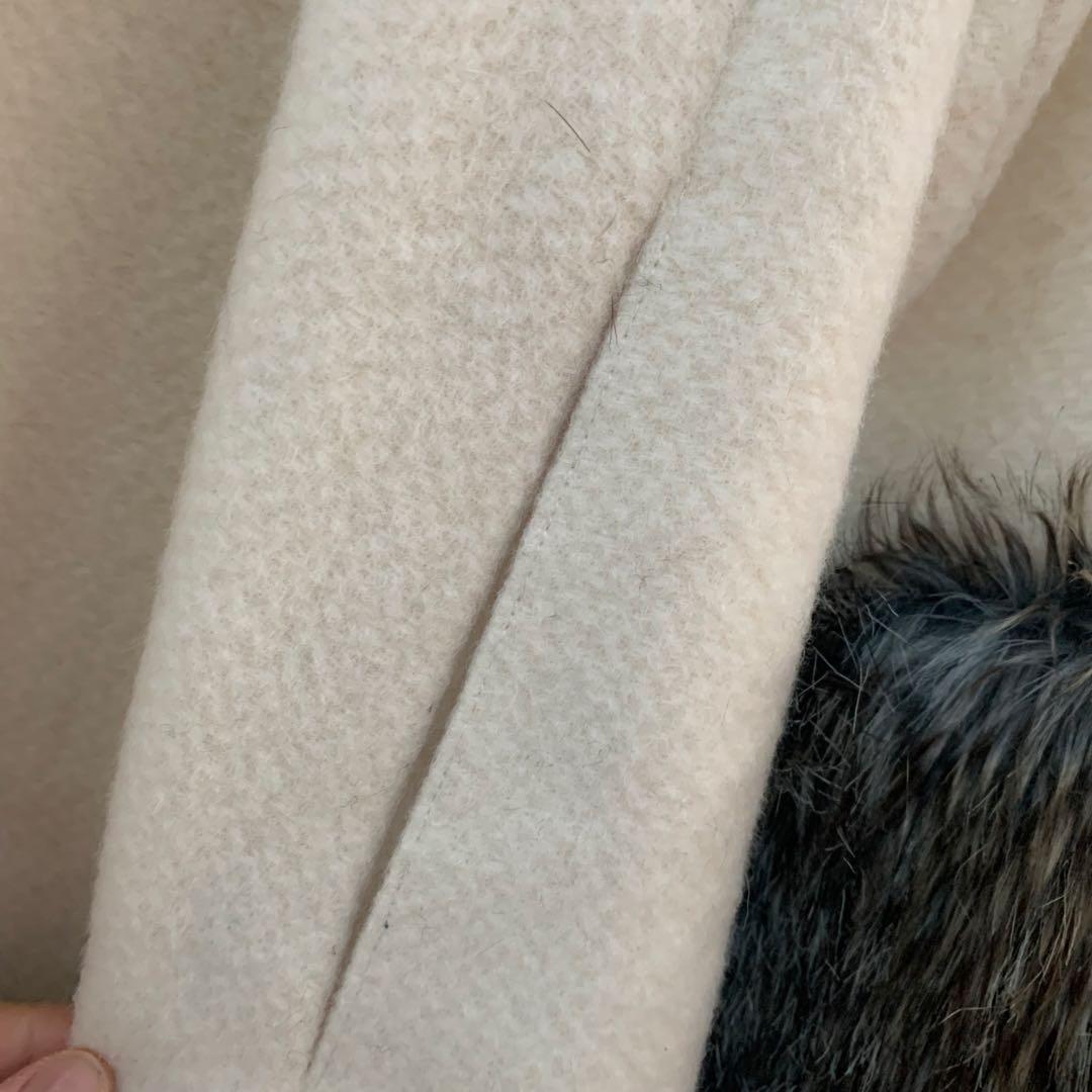 高級30万 YUKIE TSUGUEDA オーダーメイド エコファー　コート　L