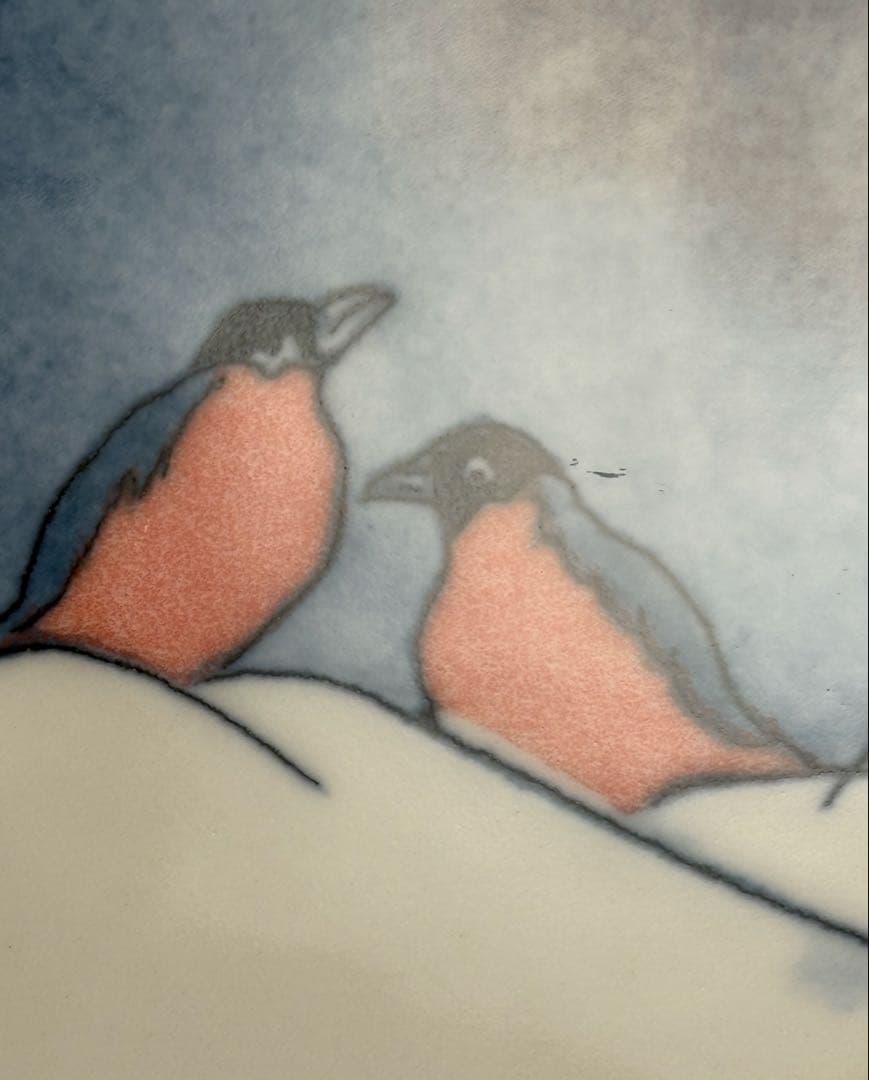 ARABIA アラビア ヘルヤ 四季の陶板画(大) \"Talvi\"