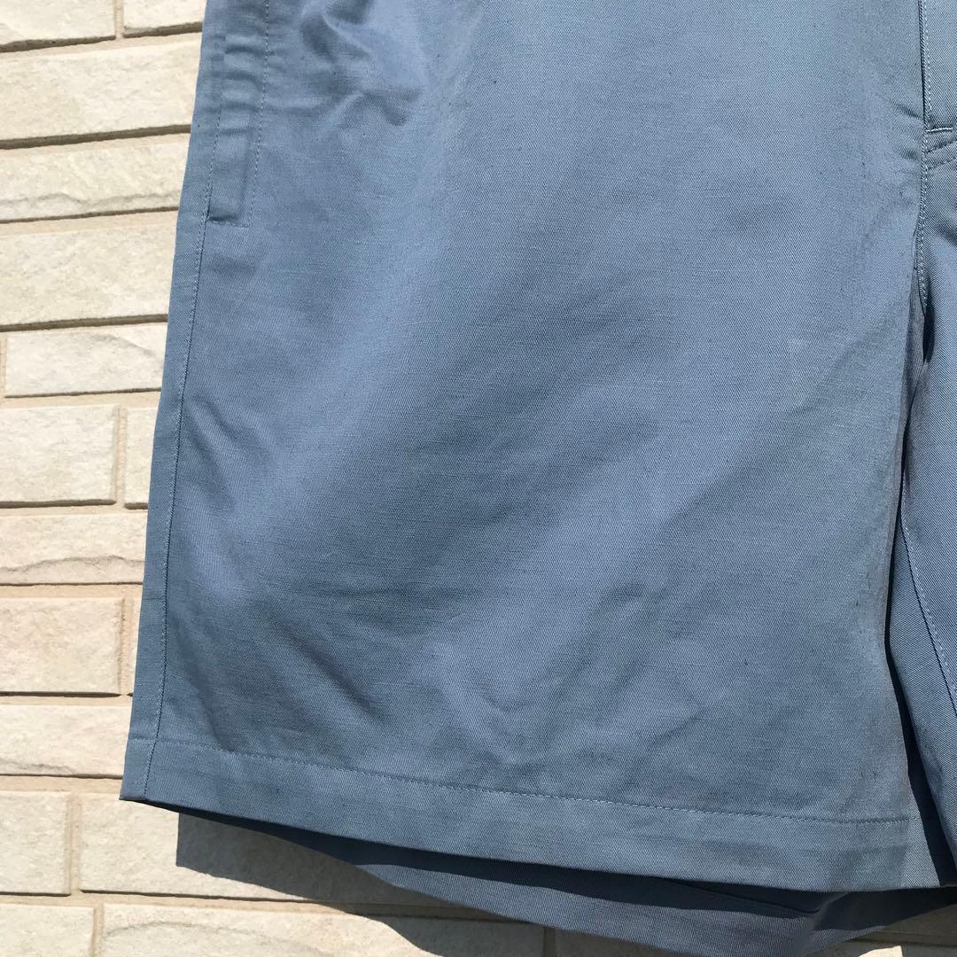 ミスタージェントルマン　オールインワン　つなぎ　L　ブルー　リネン