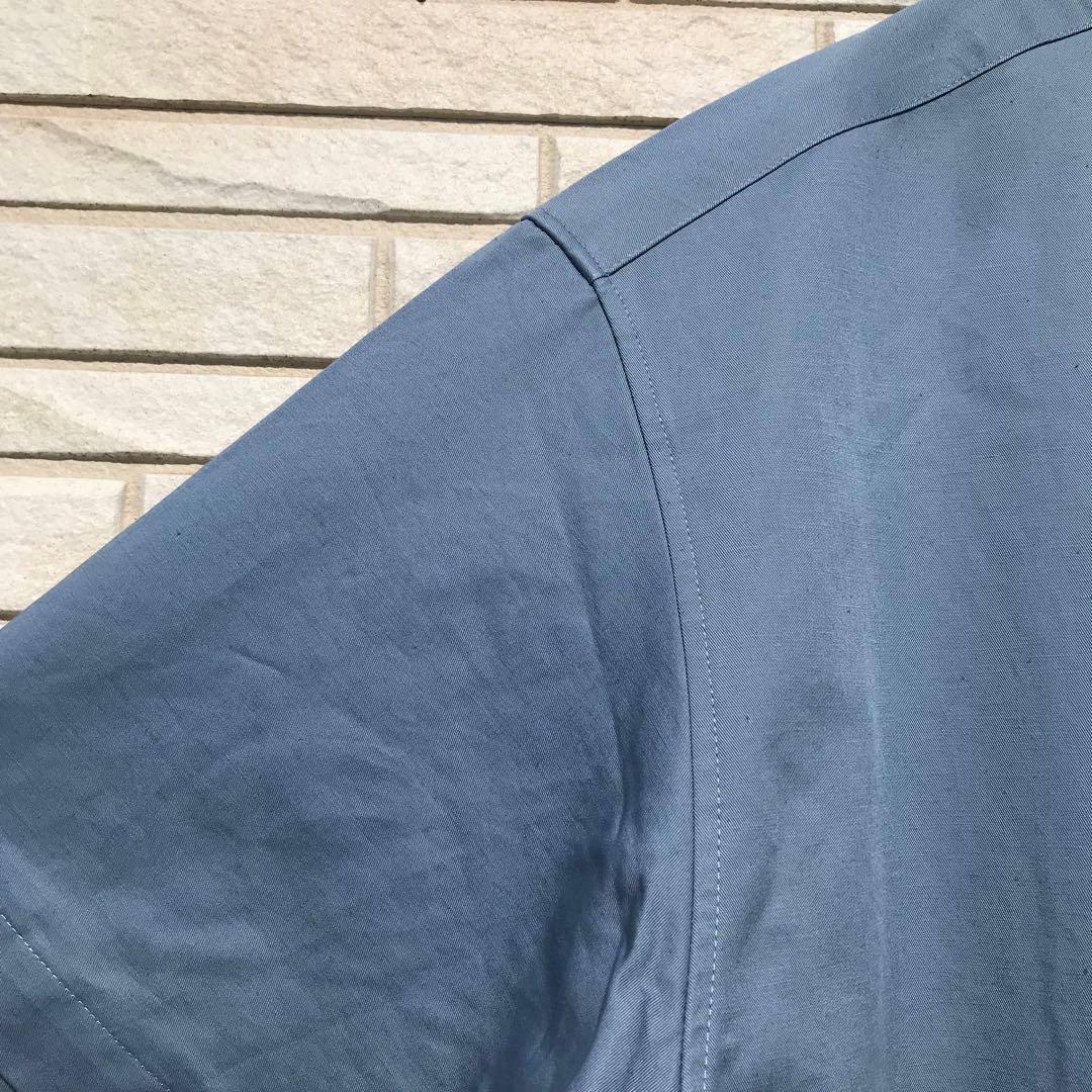 ミスタージェントルマン　オールインワン　つなぎ　L　ブルー　リネン