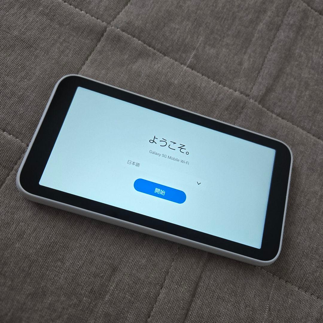 Galaxy 5G Mobile Wi-Fi ホワイトSIMカードなし