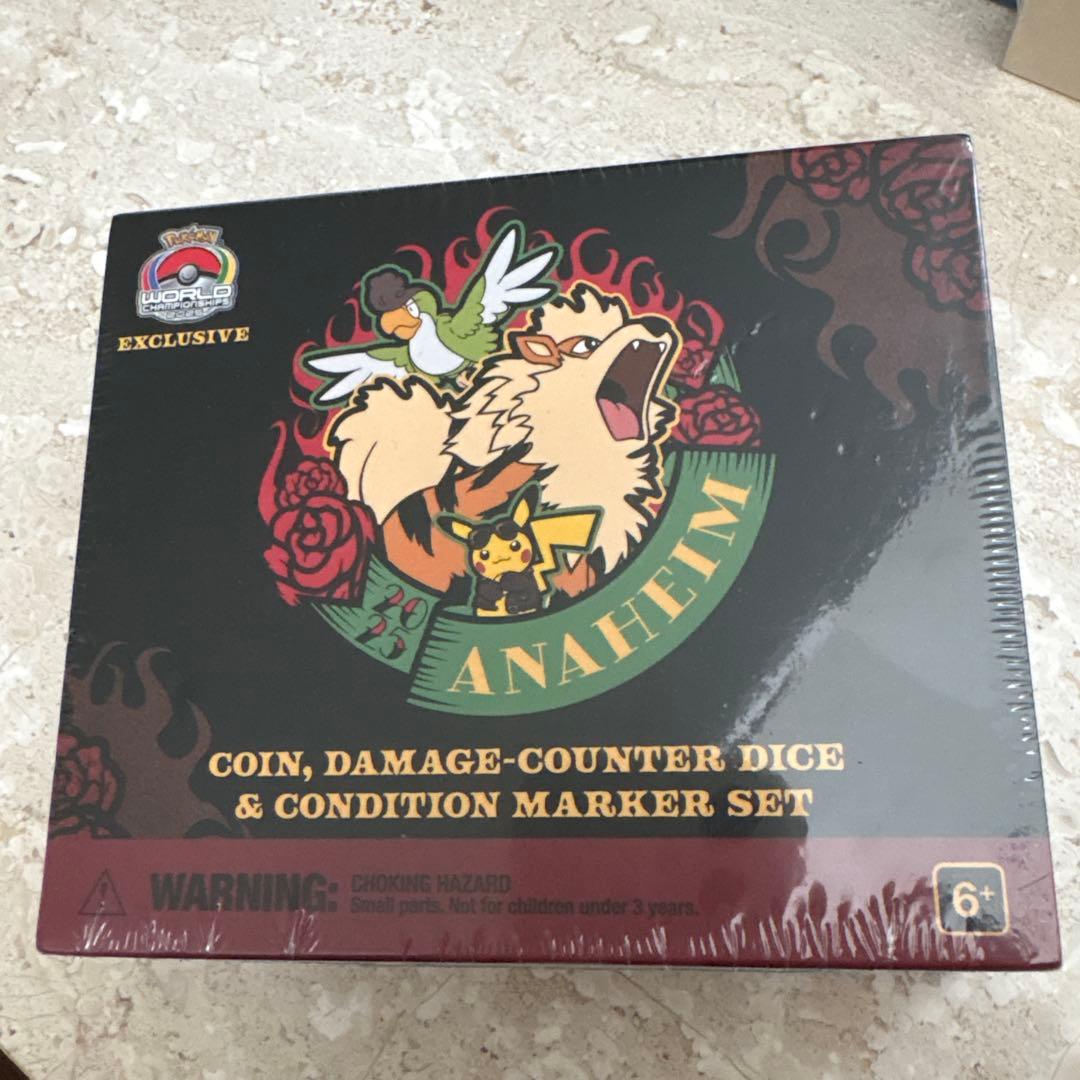 WCS2025 限定　ポケモンセンター　ダメカンダイス3種　アナハイム新品未開封