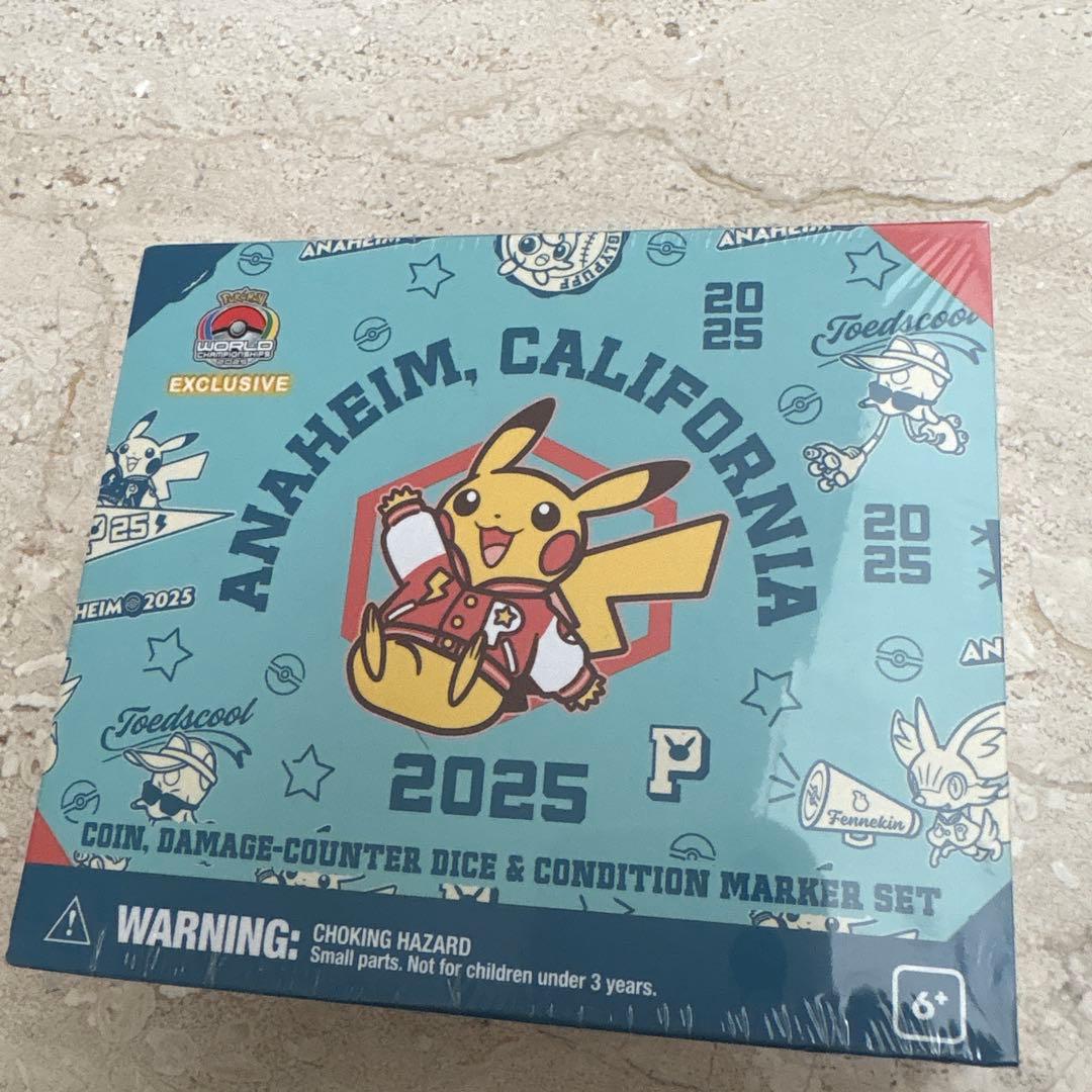 WCS2025 限定　ポケモンセンター　ダメカンダイス3種　アナハイム新品未開封