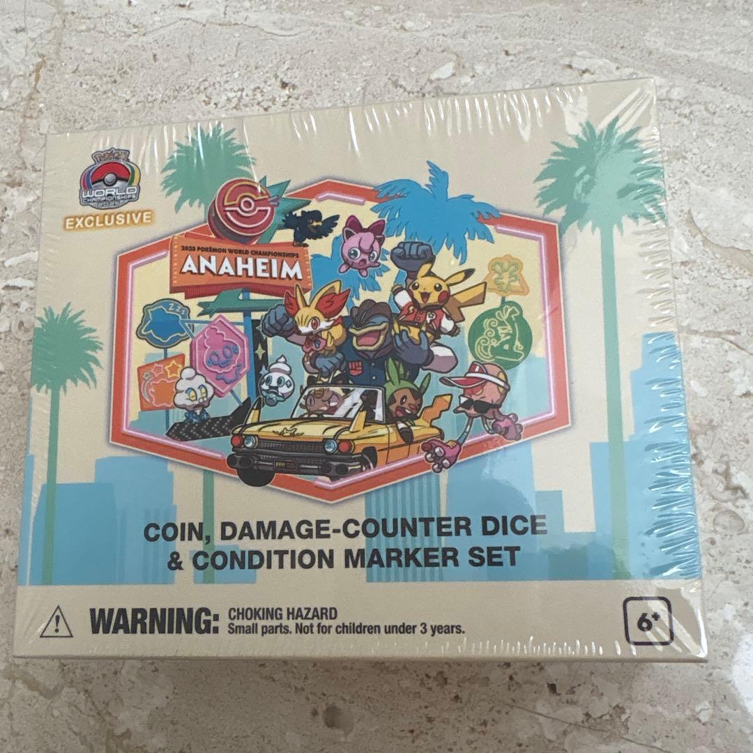 WCS2025 限定　ポケモンセンター　ダメカンダイス3種　アナハイム新品未開封