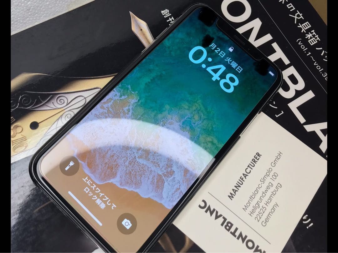 レアな完売品！★ モンブラン　★Apple iPhoneX・XS用★サルトリアル