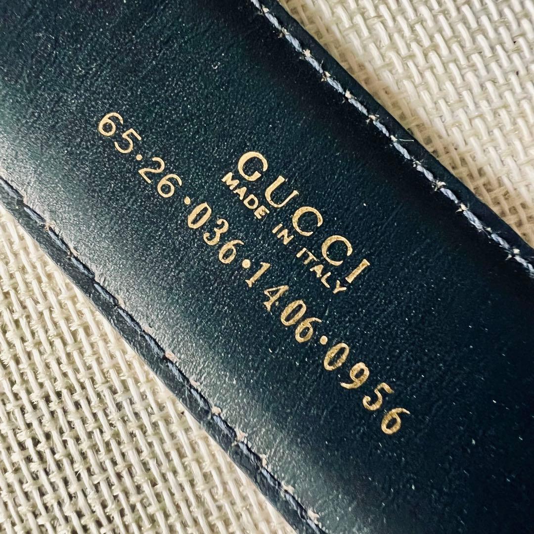 ゆうほママ⭐️GUCCI グッチ Vintage レザーベルトリバーシブル