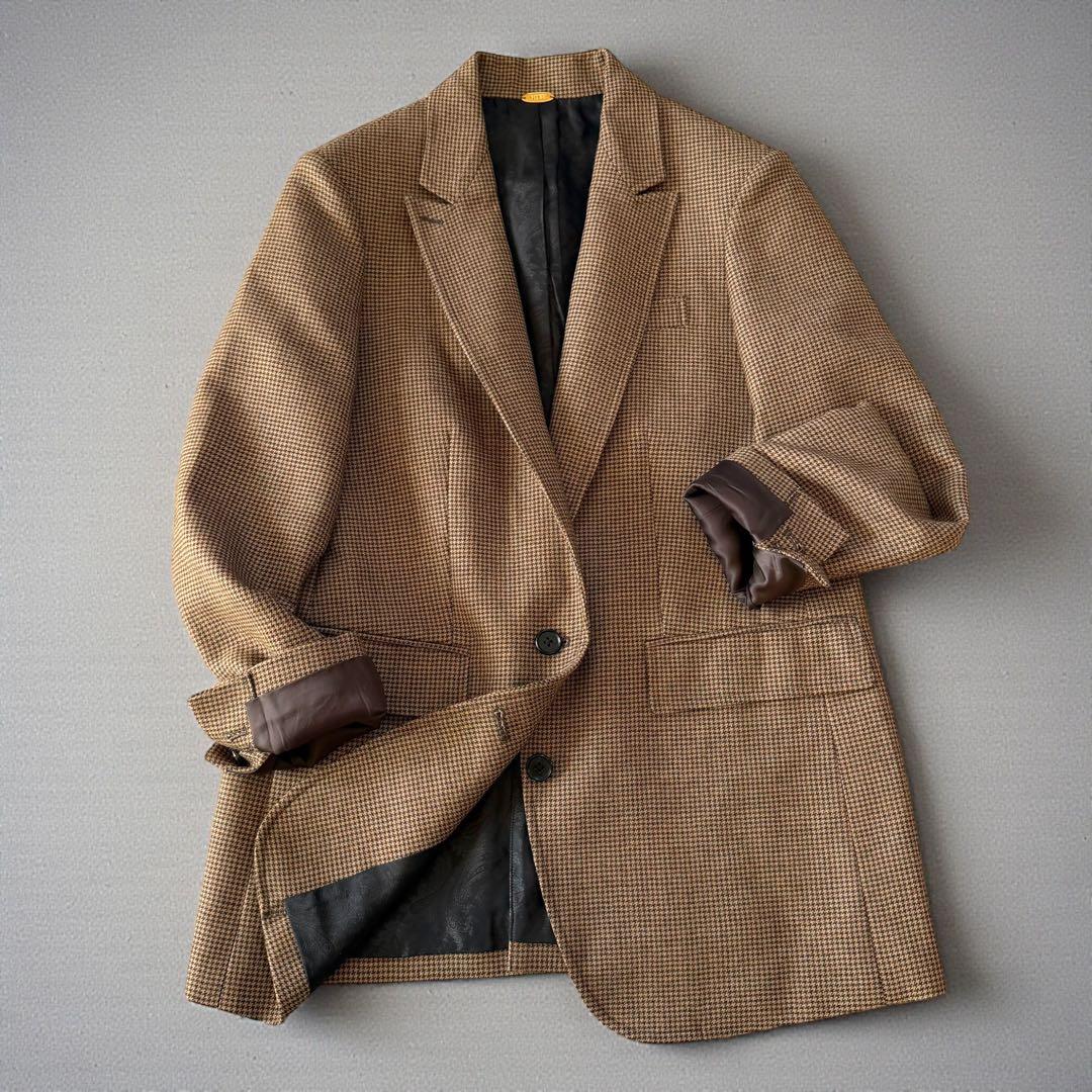 Deuxieme Classe ウールテーラードジャケット ガンクラブチェック