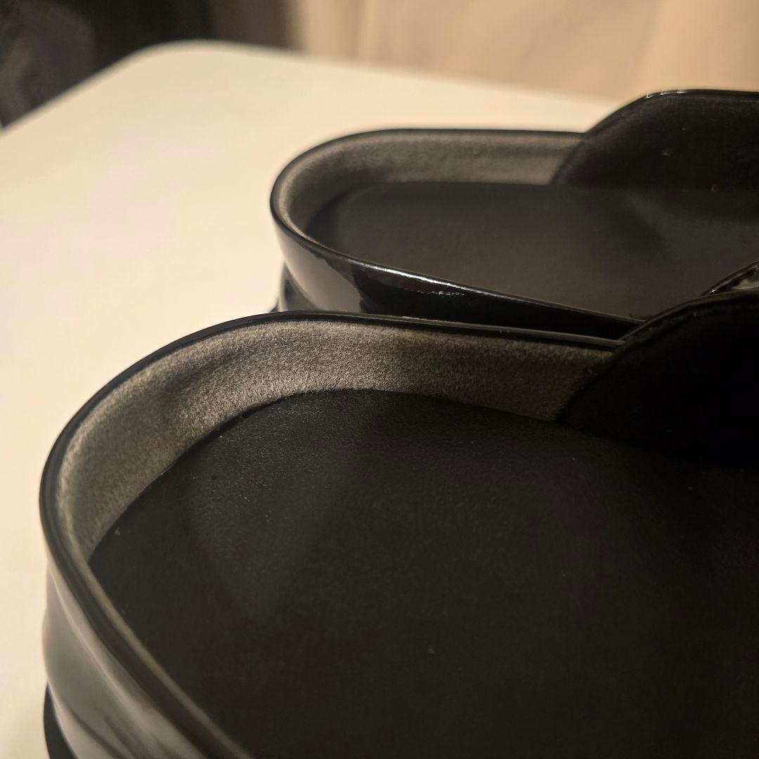 Racbaki 矯正靴 ラクバキ ローファーサボ エナメル M