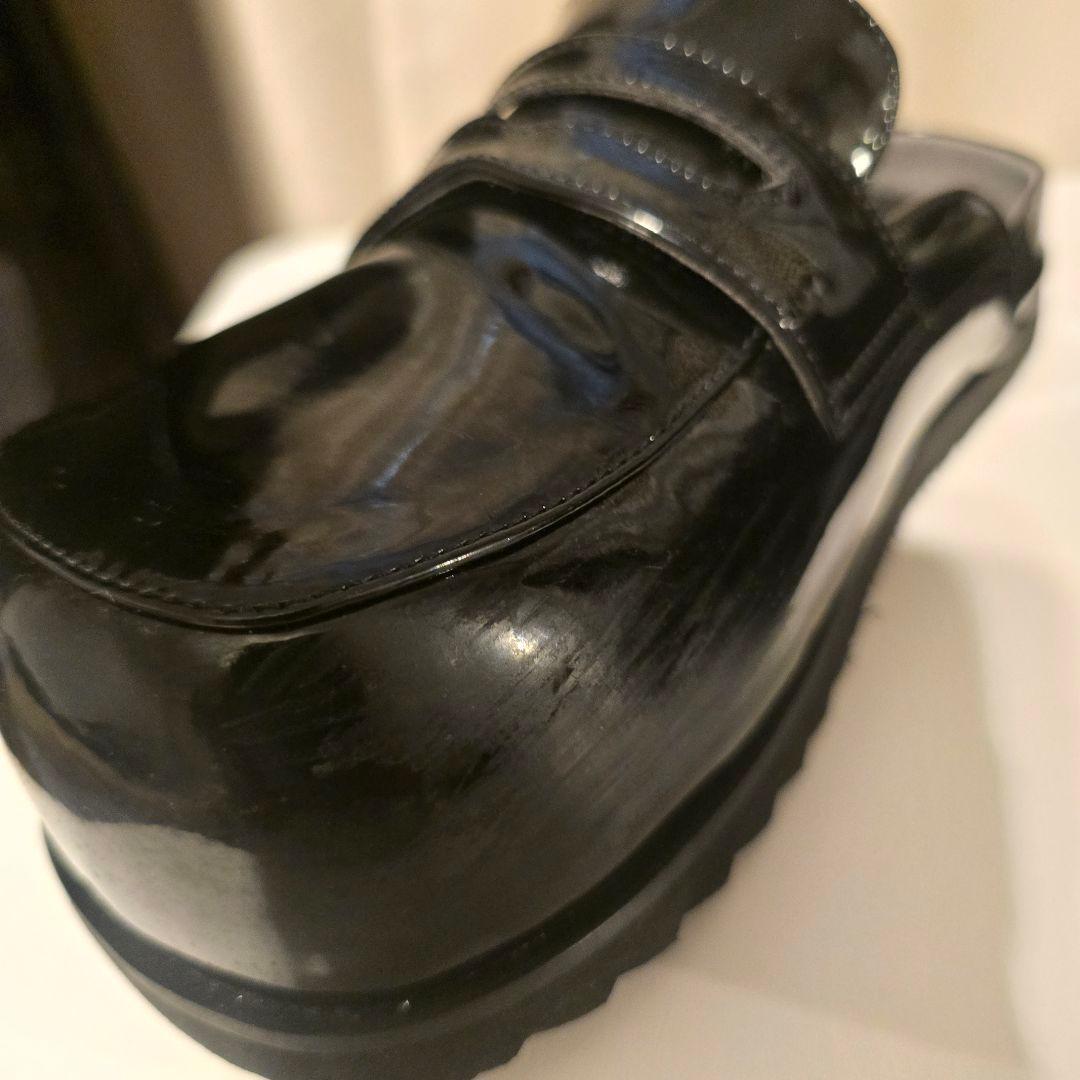 Racbaki 矯正靴 ラクバキ ローファーサボ エナメル M