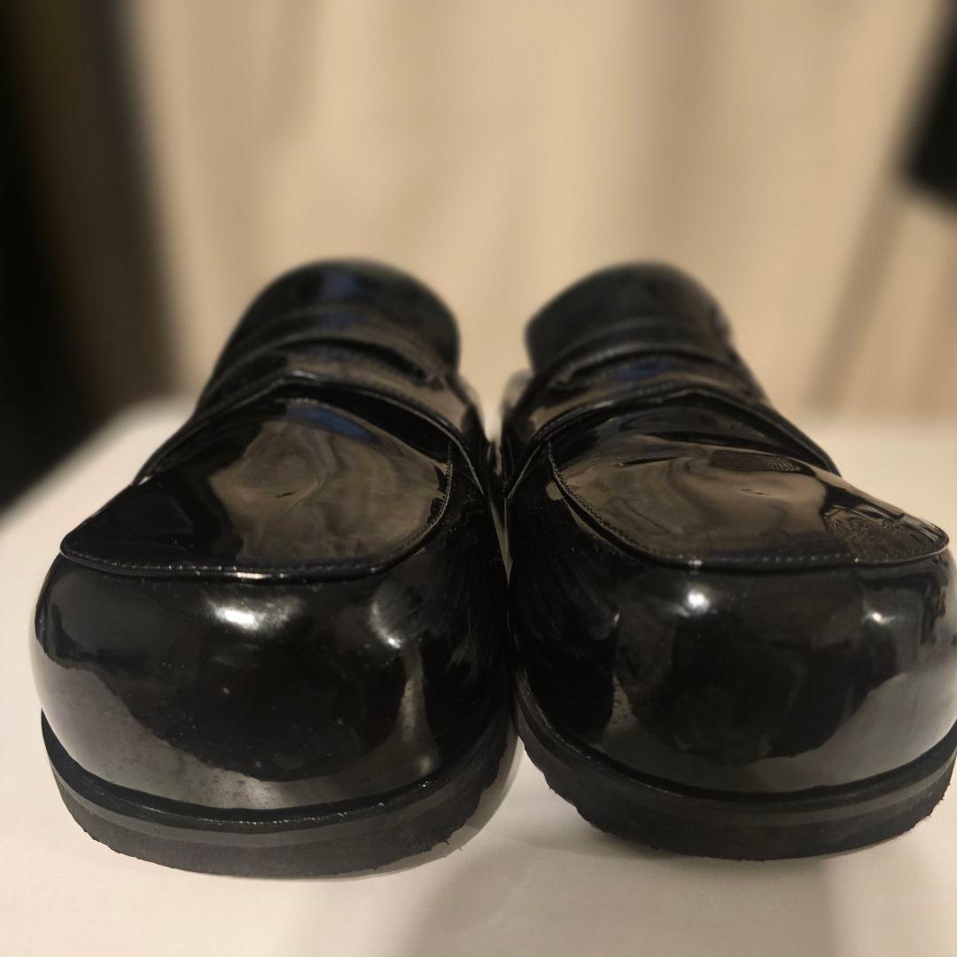 Racbaki 矯正靴 ラクバキ ローファーサボ エナメル M