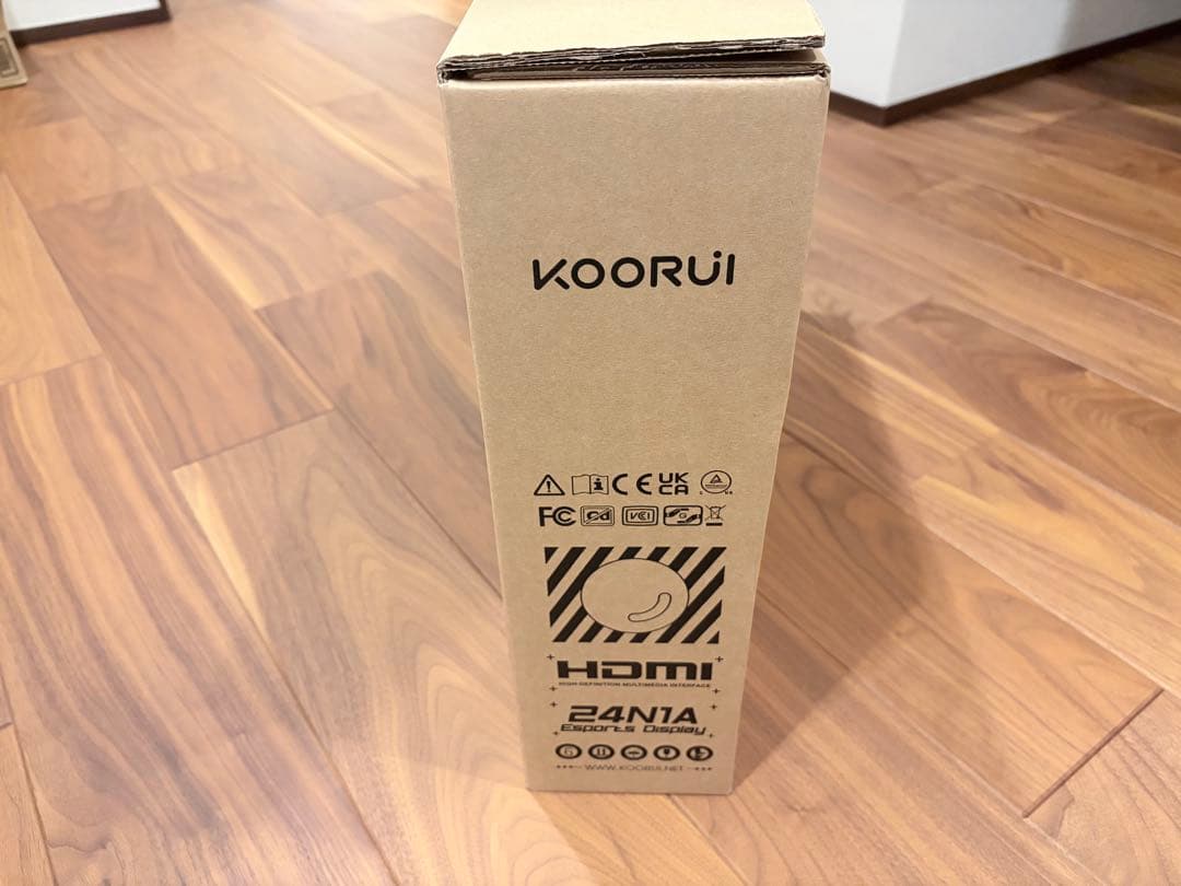 未開封品KOORUI 23.8インチ ディスプレイ PCモニタ FHD 75Hz