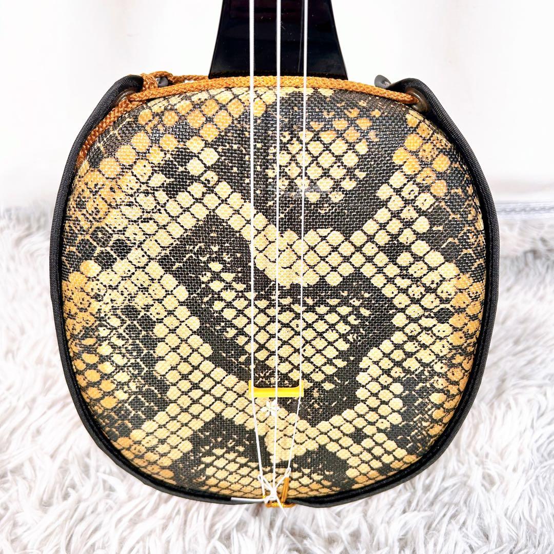 沖縄三線 三味線　合皮　初心者オススメセット