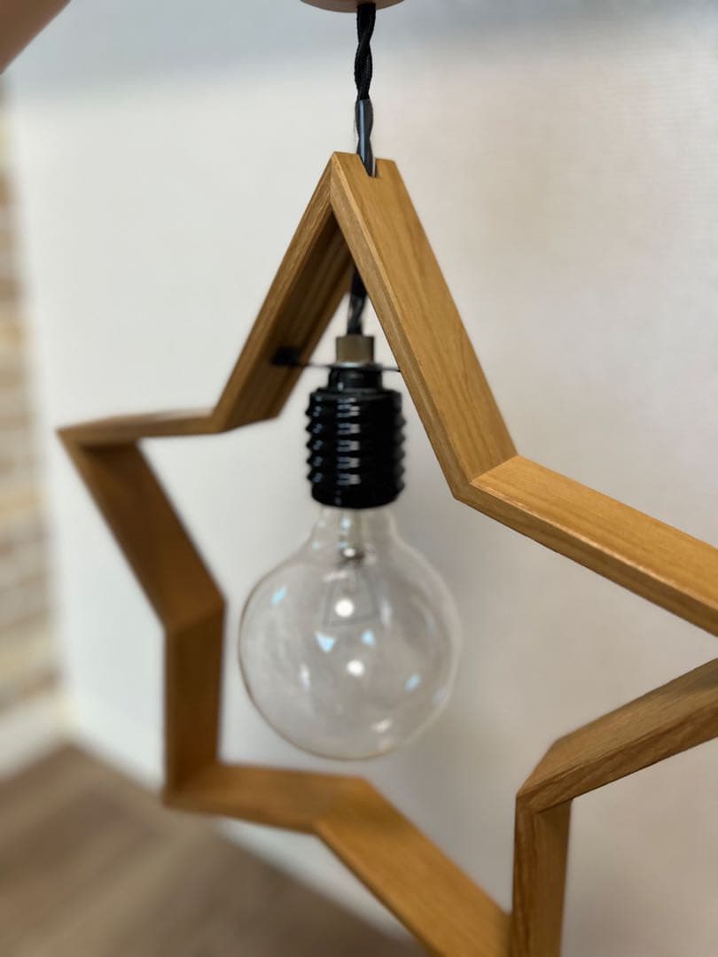 unico 星型ペンダントライト 2点セット