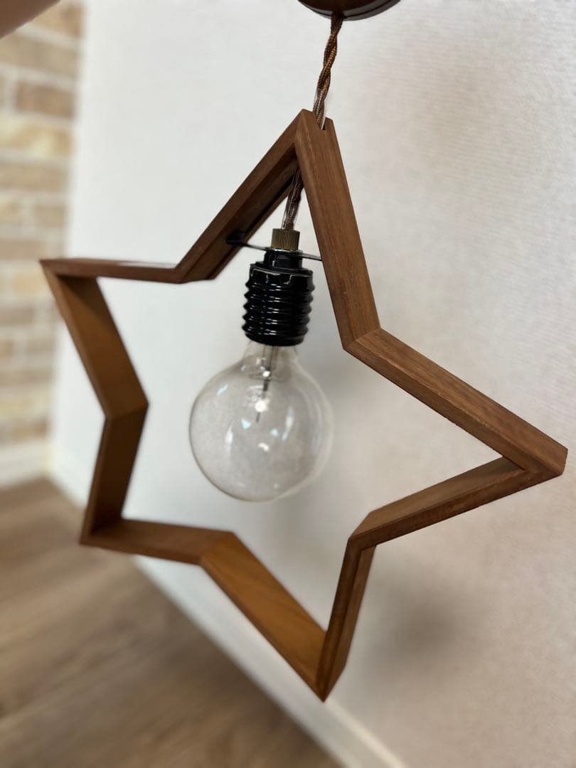 unico 星型ペンダントライト 2点セット