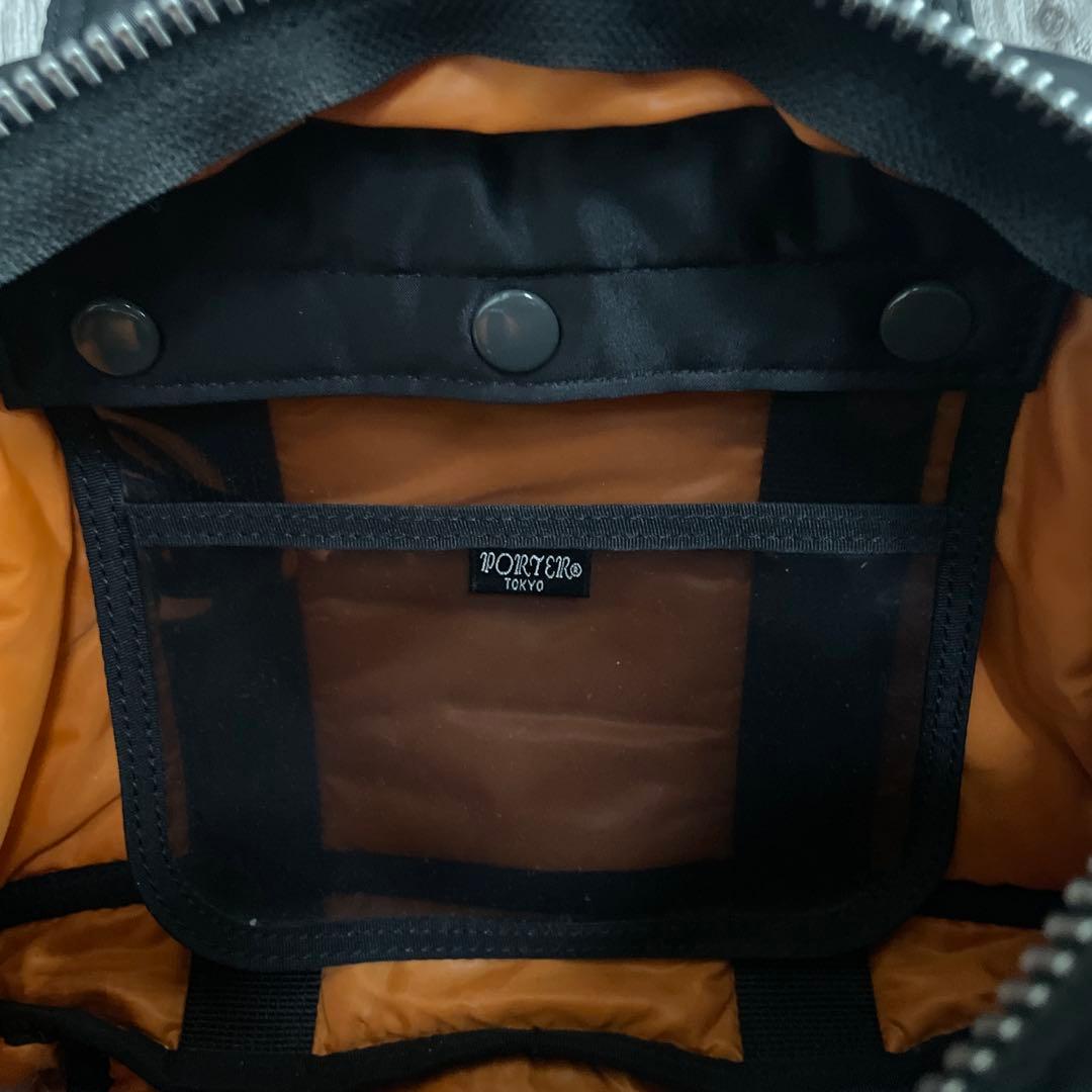 美品　PORTER タンカー　ダッフルバッグ　ブラック　ナイロン