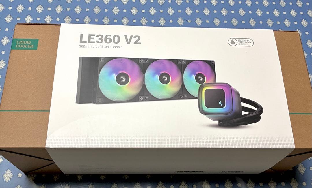 【新品未使用】LE360 V2 360mm液体CPUクーラー