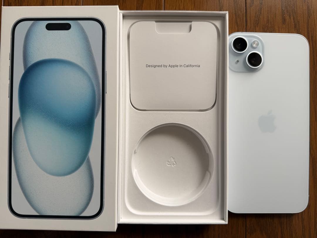 iPhone15Plusブルー256GB本体　SIMフリー