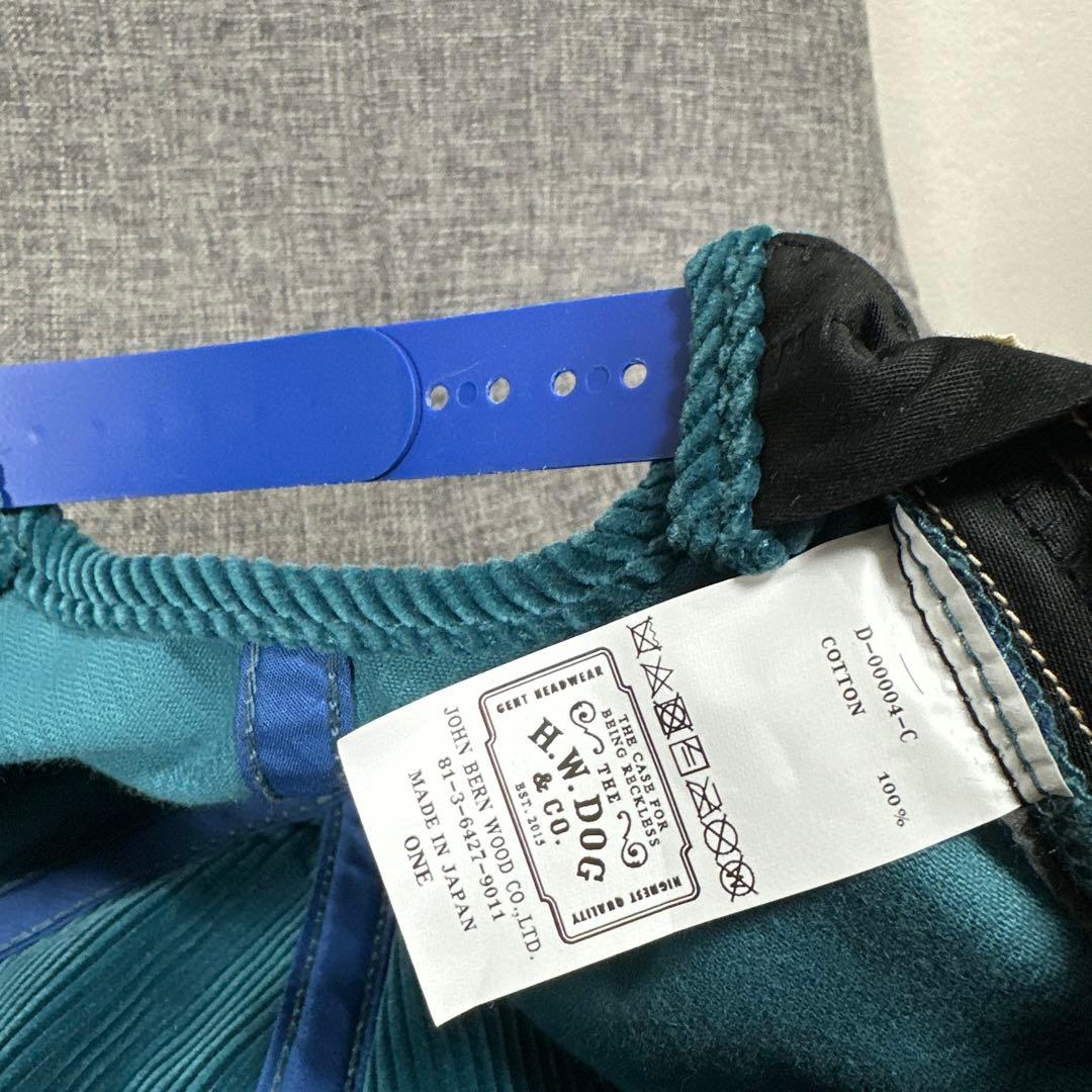 THE H.W.DOG & CO.コーデュロイトラッカーキャップ アメカジ
