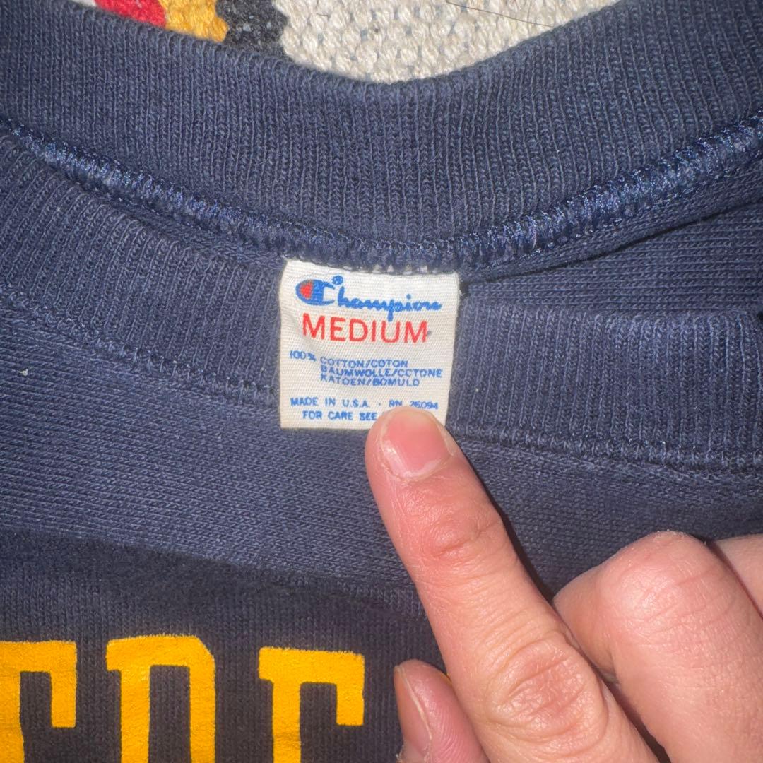 80s champion トリコタグ後期　フットボールティー　ナンバリングティー