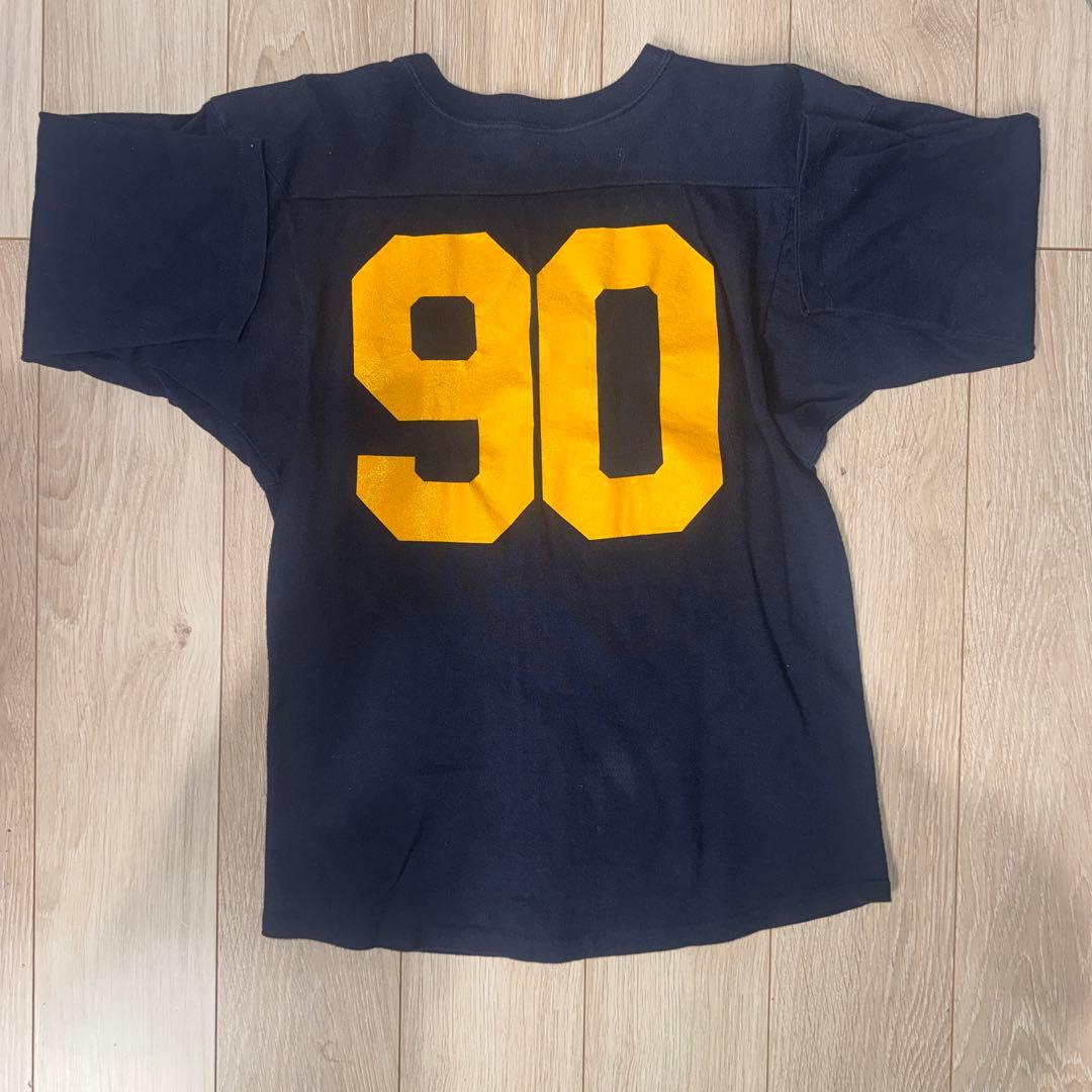 80s champion トリコタグ後期　フットボールティー　ナンバリングティー