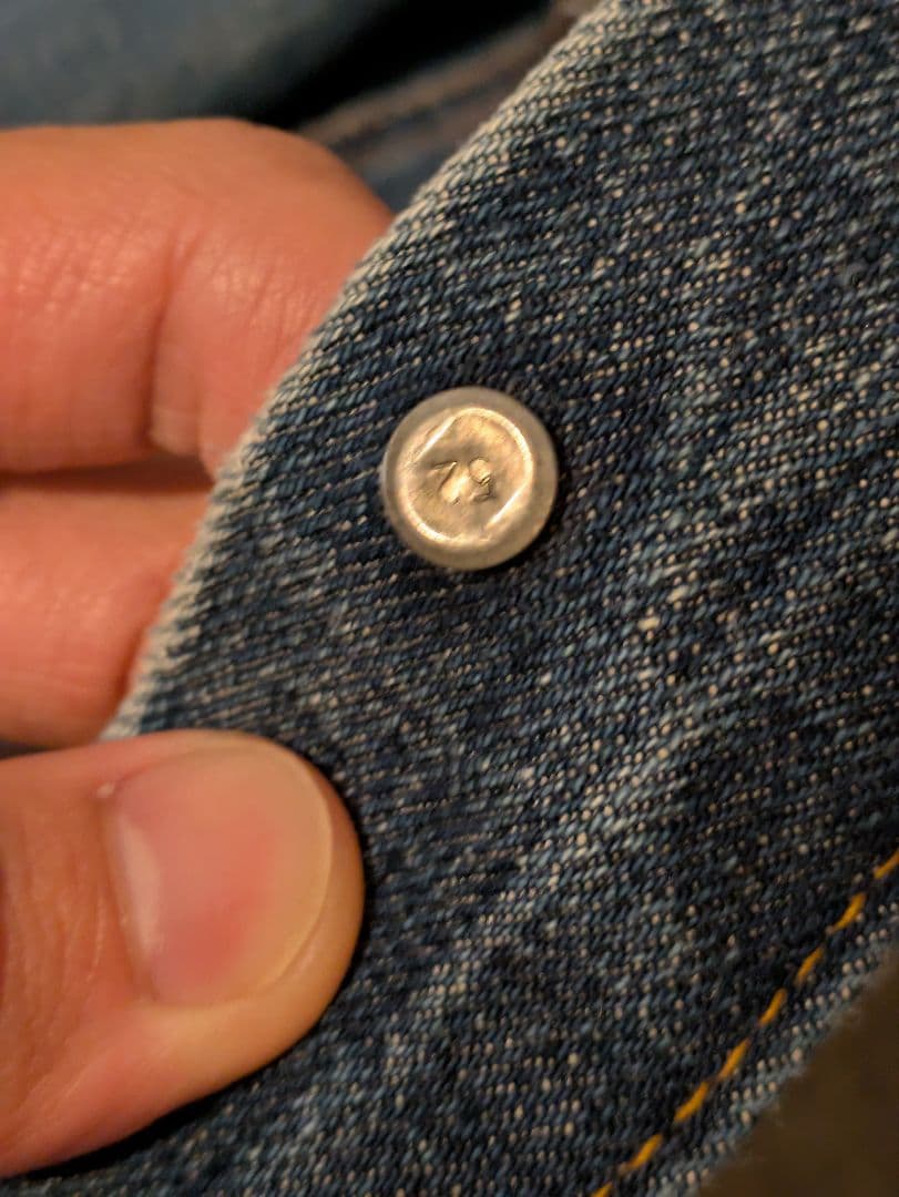 70s Levi’s 70505 デニムジャケット ボタン裏52 ヴィンテージ