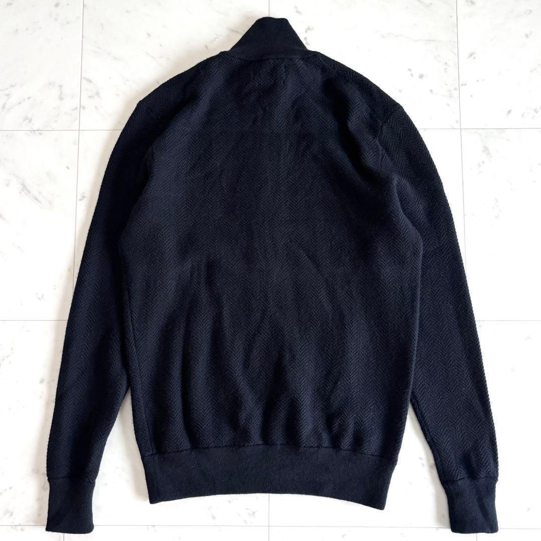 ラルフローレン ドライバーズニットウォッシャブル メリノウール ポニー刺繍 黒